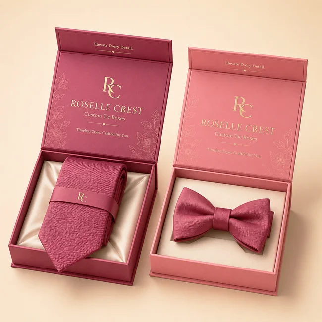 Custom Printed Rigid Tie Boxes