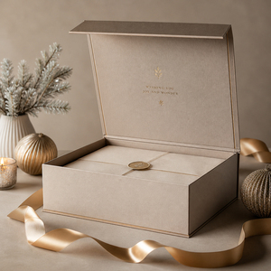 CRD Custom Magnetic Cardboard Box For Gift With Magnetic Flap Eco Friendly Rigid Paper Packaging Collapsible Box
