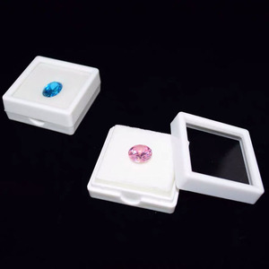 Wholesale High Quality Acrylic Lid Diamond Display Box Model DCB-004 3x3cm