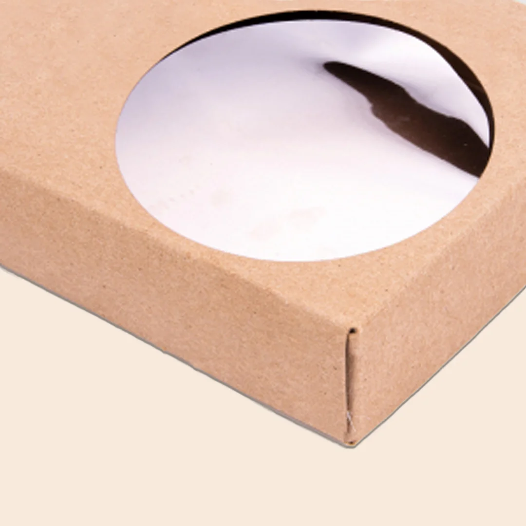 Kraft Box with Die-Cut Window