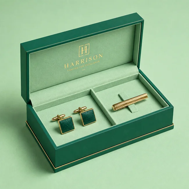 Custom Rigid Cufflink & Fashion Accessory Boxes