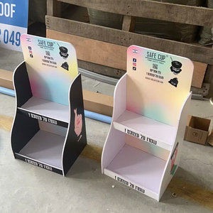 Plastic PVC Foam Board Counter Display Box Mobile Phone Accessories PDQ Stand