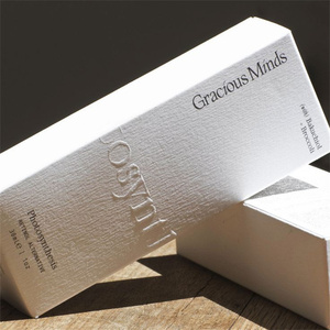 Custom Recycled Kraft Paperboard Folding Box Perfume Beauty Skin Care Packaging