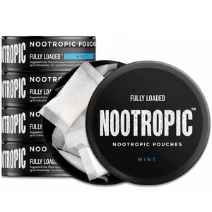 Oral Pouches Energy Nootropic Focus Pouches Packaging Can