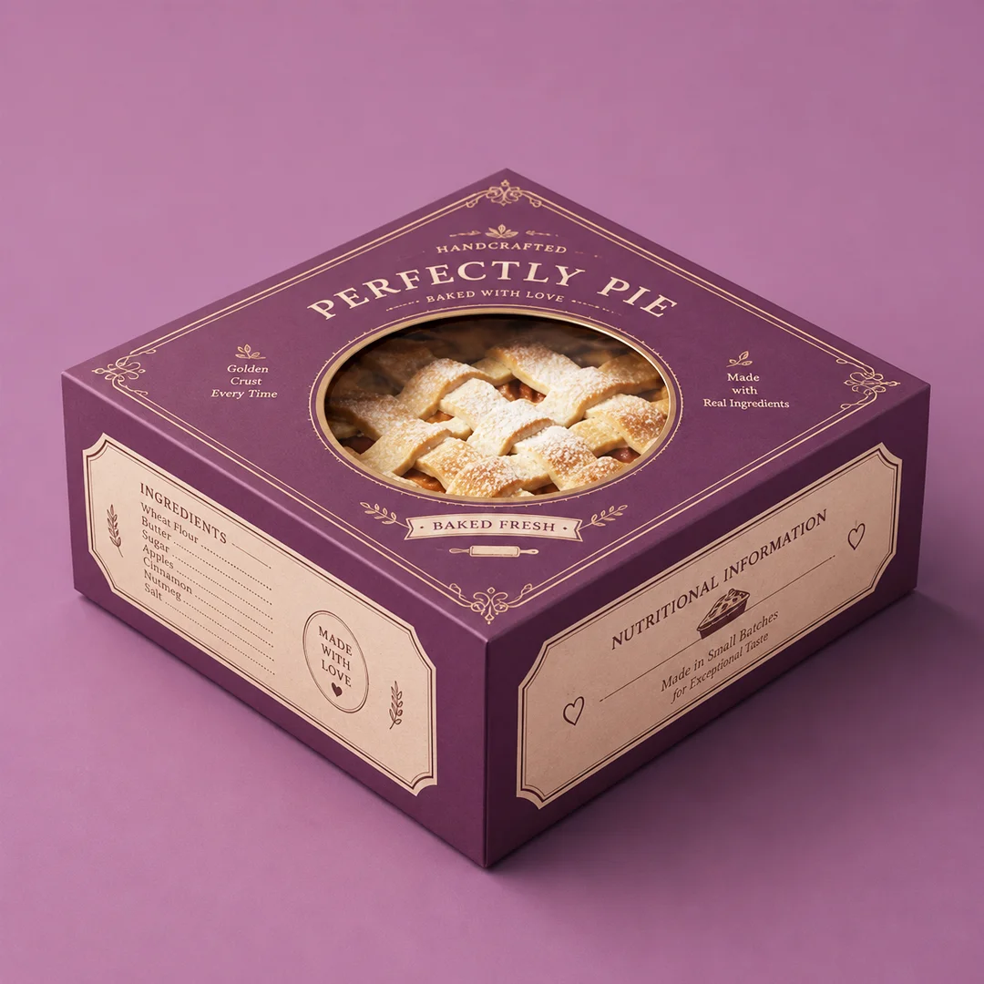 Custom Pie Boxes Interior