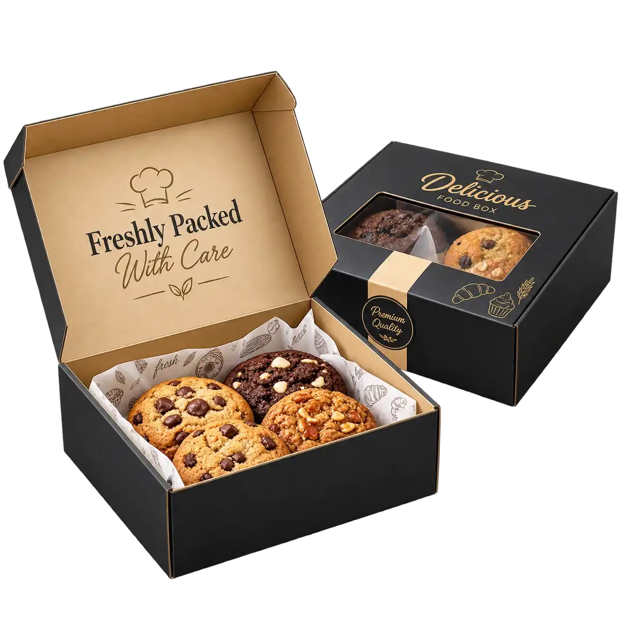 Wholesale Custom Rigid Food Containers Packaging