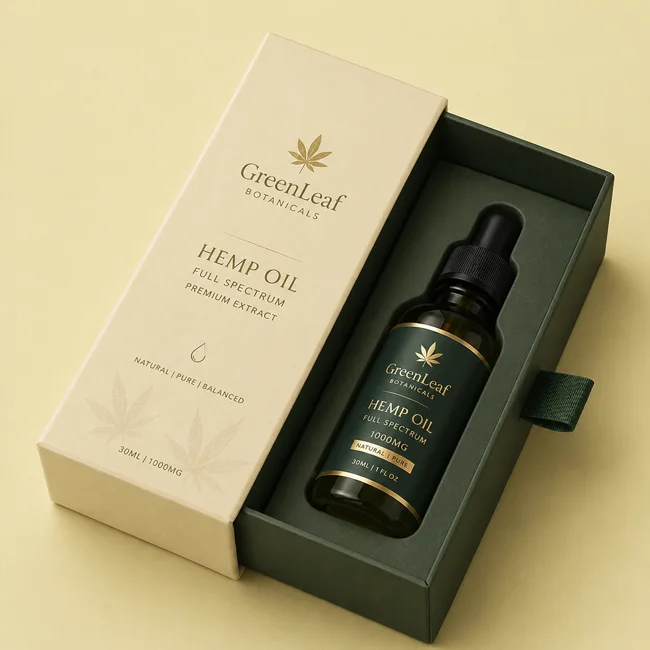 CBD Hemp Oil Packaging Boxes
