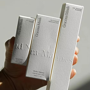 Luxury Texture Art Paper Packaging Box For Cosmetics Skincare Perfume