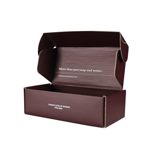 Custom Luxury Embossed Recycled Gift Paper Folding Box Shipping Mailer Brown Corrugated 2mm Thick Slotted Boxes Logo Socks