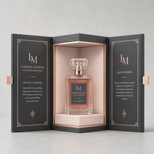 Magnetic Closure Custom Perfume Packaging Box