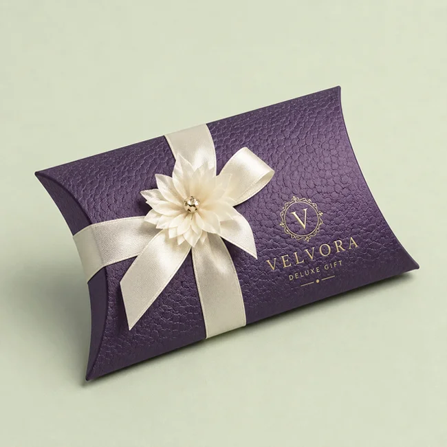 Custom Gift Pillow Boxes Reveal