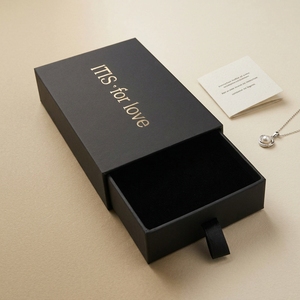 Custom Cardboard Gift Packaging Drawer Slide Sliding Box